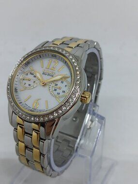 Citizen Eco-Drive Silhouette FD1034-80D Women's 32mm Two Tone MOP Dial Watch